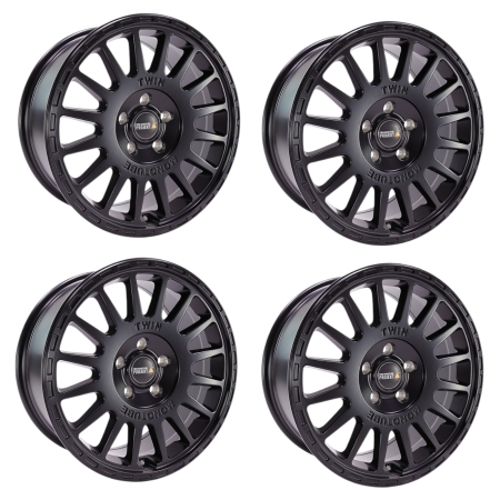 8x18 ET45 Twin-Monotube-Projekt-AT2 Alufelge schwarz für Mercedes V-Klasse 447